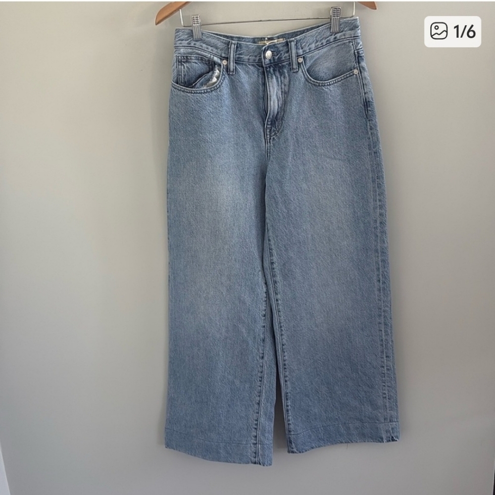 Madewell Super Wide Leg Jeans - Picture 2 of 2
